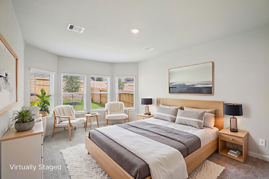 Furnished interior view inside a new home in Pine Lake Cove - Classic Series, Montgomery (Image 4).