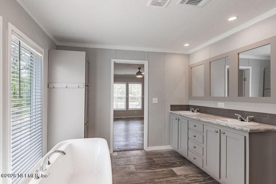 Furnished interior view inside a new home in , Florahome (Image 15).