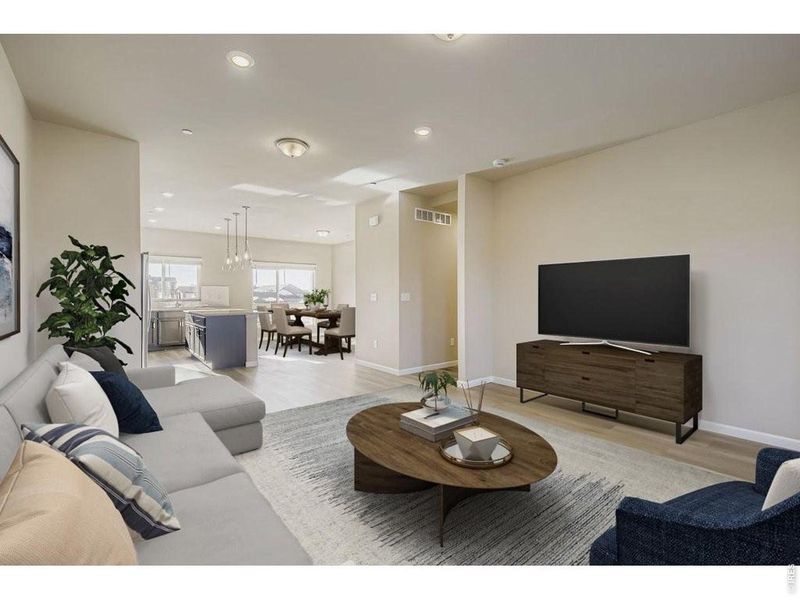 Furnished interior view inside a new home in Northfield, Fort Collins (Image 12).