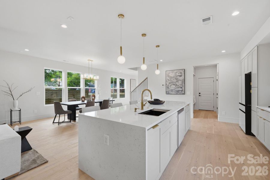 Furnished interior view inside a new home in , Charlotte (Image 17).