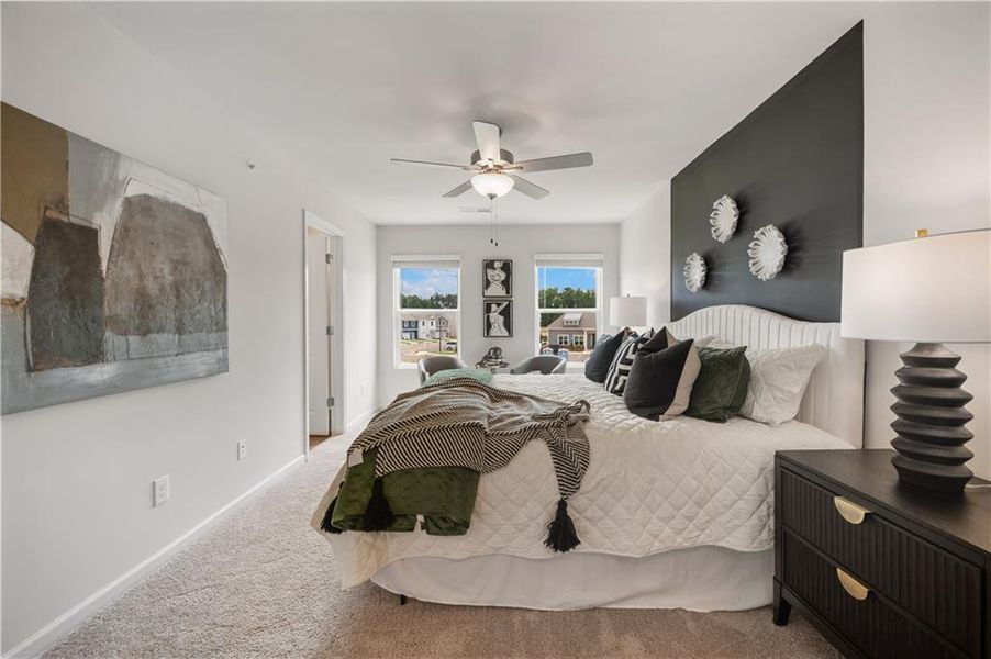 Furnished interior view inside a new home in Walden Park – The Collection, Jonesboro (Image 14).
