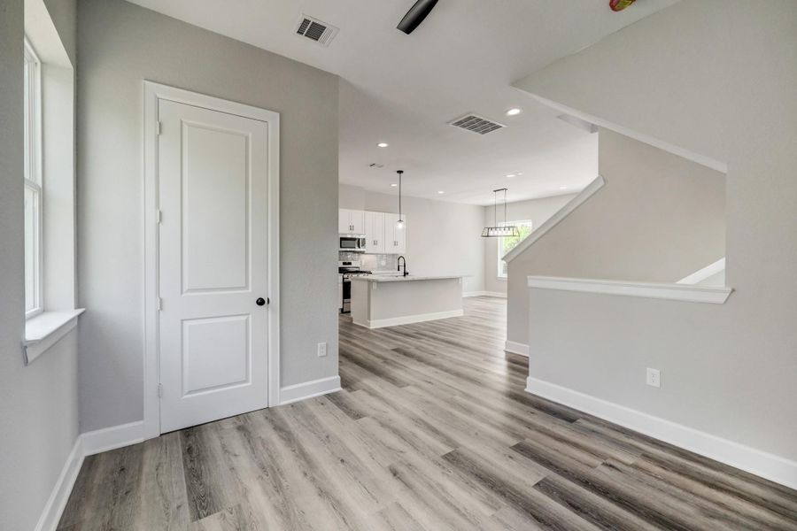 Spacious, unfurnished interior of a new home in , Houston (Image 27). Spacious, unfurnished interior of a new home in , Houston (Image 27).