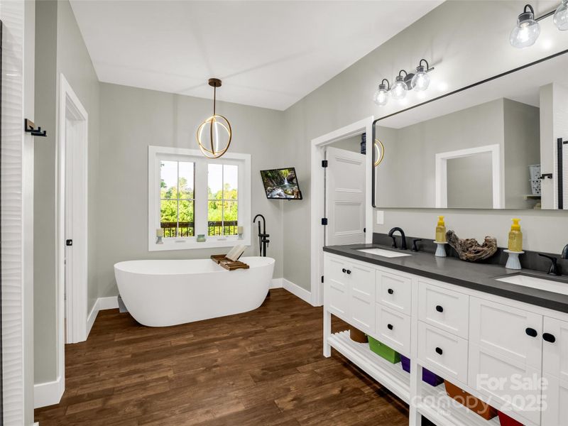 Furnished interior view inside a new home in , Mill Spring (Image 13).