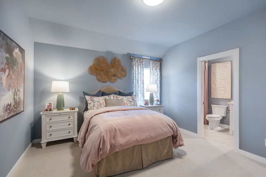 Representative Secondary Bedroom - some options shown Representative Secondary Bedroom - some options shown