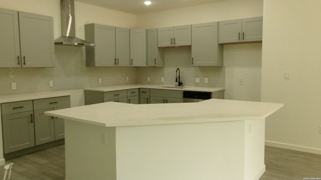 Furnished interior view inside a new home in , Fischer (Image 3).