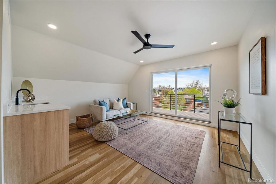 Furnished interior view inside a new home in , Denver (Image 17).