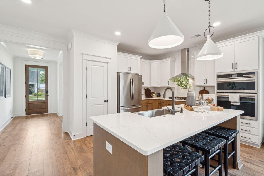 Furnished interior view inside a new home in Tidewater at Lakes of Cane Bay, Summerville (Image 3).