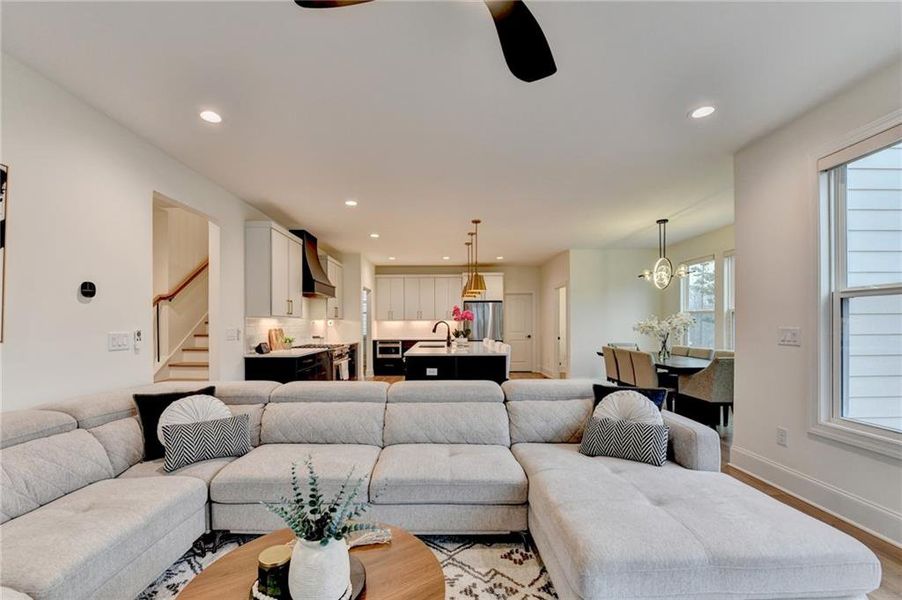 Furnished interior view inside a new home in , Woodstock (Image 26).