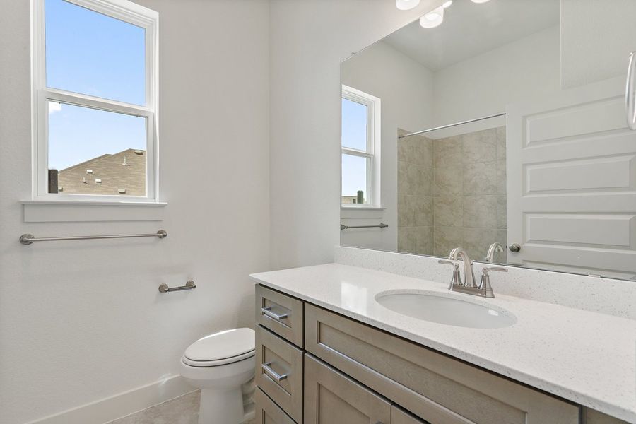 Furnished interior view inside a new home in Loyola, Austin (Image 6).
