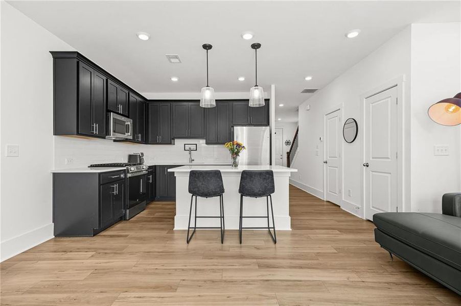 Furnished interior view inside a new home in , Atlanta (Image 11).