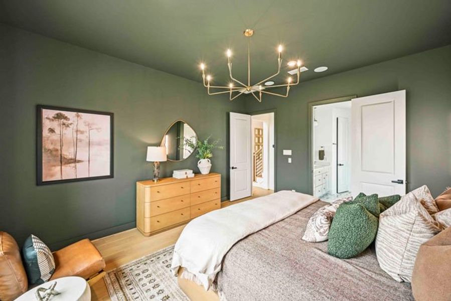 Furnished interior view inside a new home in Bridgeland 45', 50', 70', Cypress (Image 25).