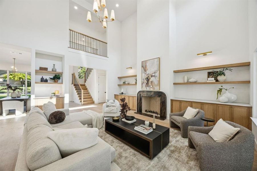 Furnished interior view inside a new home in , Dallas (Image 12).