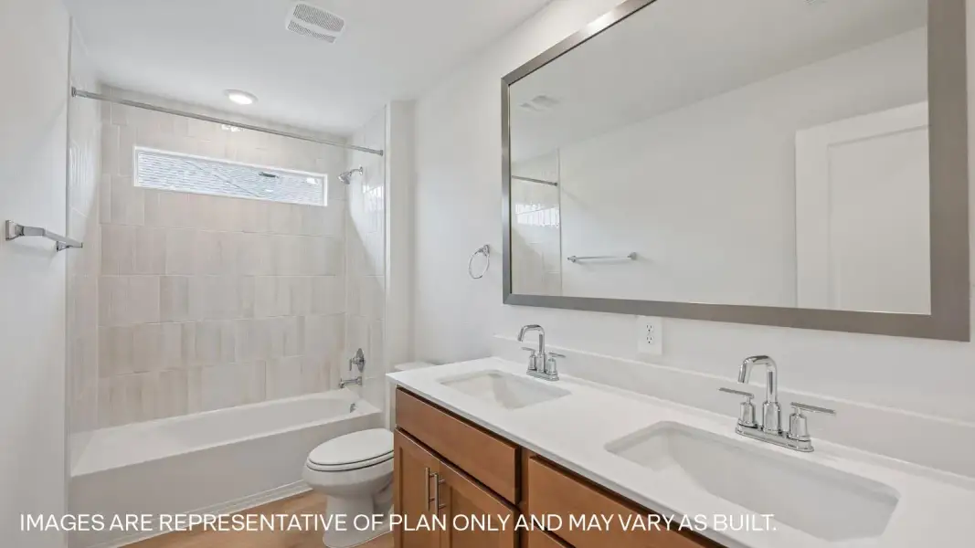 Furnished interior view inside a new home in The Enclave at Bar W Ranch, Leander (Image 13).