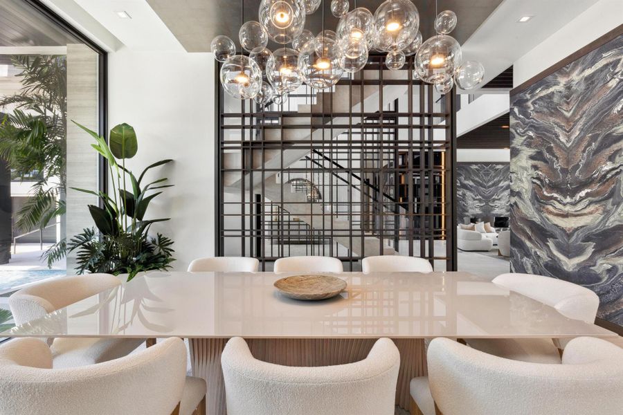 Furnished interior view inside a new home in , Jupiter (Image 61).