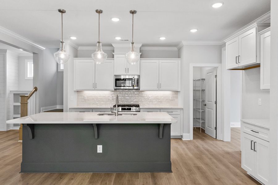 Representative furnished interior of a home built from the The Wisteria by RobuckHomes in East & Mason, Wilmington (Image 42).