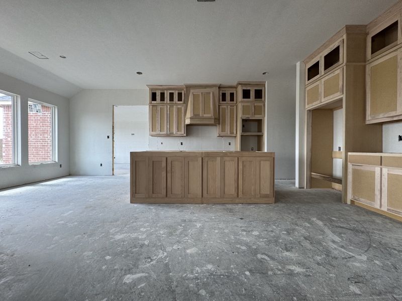 In-progress construction of a new home in Coyote Crossing, Godley, TX (Image 5).