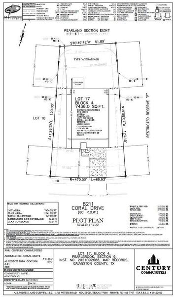 2D floor plan layout of this home in Pearlbrook, Texas City, TX (Image 3).