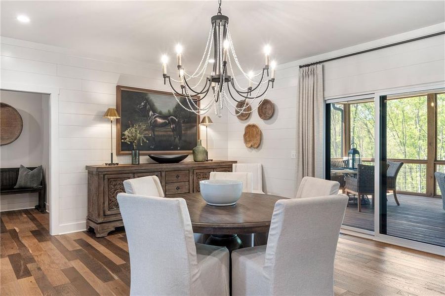 Furnished interior view inside a new home in , Canton (Image 6).