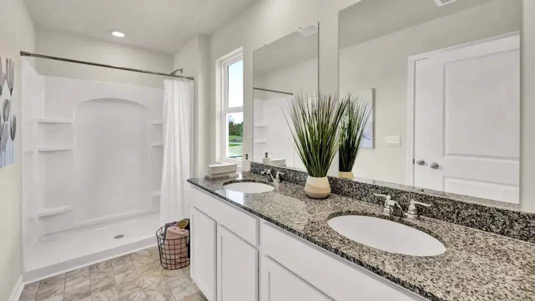 Furnished interior view inside a new home in Keebler Meadows, Johnson City (Image 17).