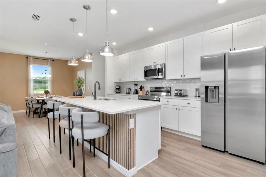 Furnished interior view inside a new home in , Davenport (Image 10).