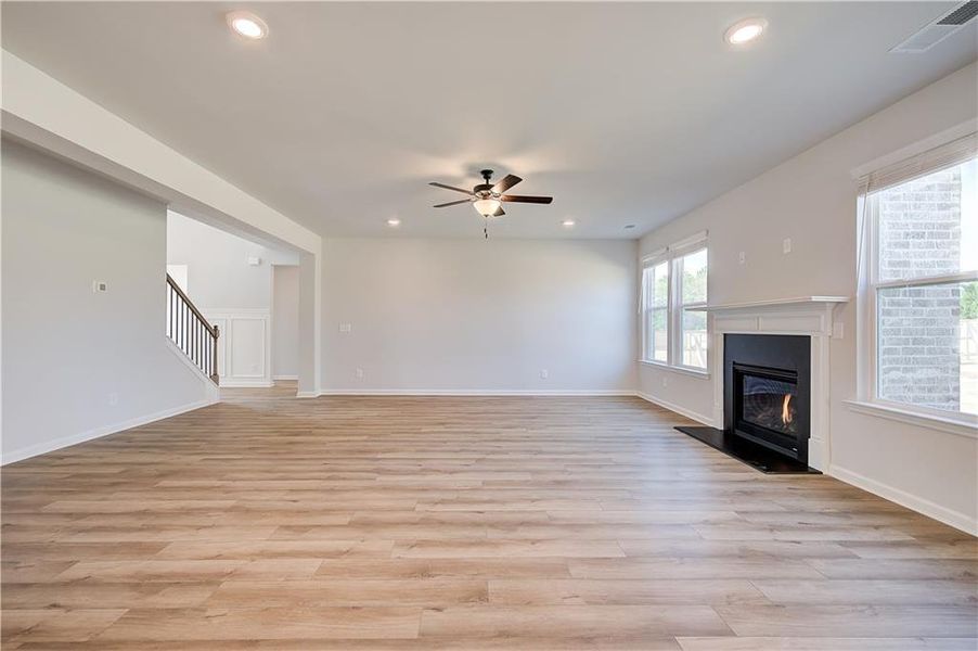 Spacious, unfurnished interior of a new home in Cambria at Traditions, Hampton (Image 24). Spacious, unfurnished interior of a new home in Cambria at Traditions, Hampton (Image 24).