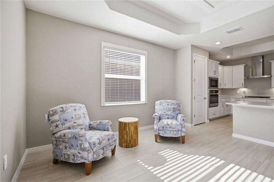 Furnished interior view inside a new home in Calusa Country Club, Lakewood Ranch (Image 38).