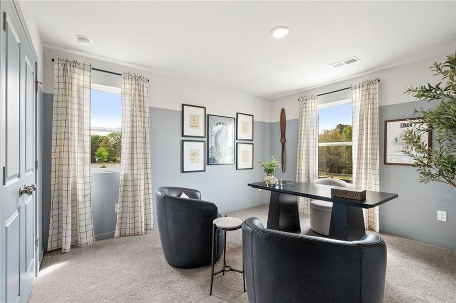 Furnished interior view inside a new home in Magnolia Square, Austell (Image 13).