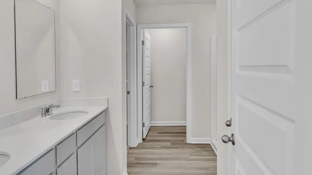 Representative furnished interior of a home built from the Lakeside by D.R. Horton in Bailey Park, Fayetteville (Image 11).