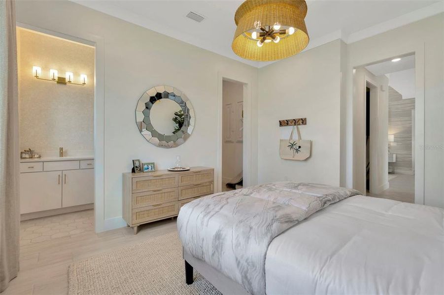 Furnished interior view inside a new home in Biscayne Landing at Seaire, Parrish (Image 53).