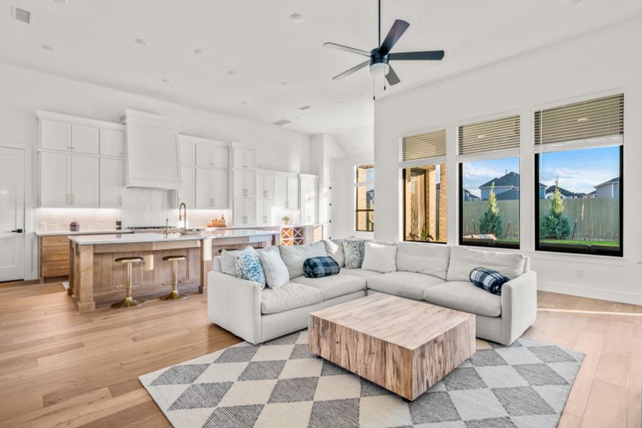 Furnished interior view inside a new home in , Liberty Hill (Image 12). Furnished interior view inside a new home in , Liberty Hill (Image 12).