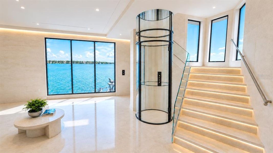 Furnished interior view inside a new home in , Sarasota (Image 12).