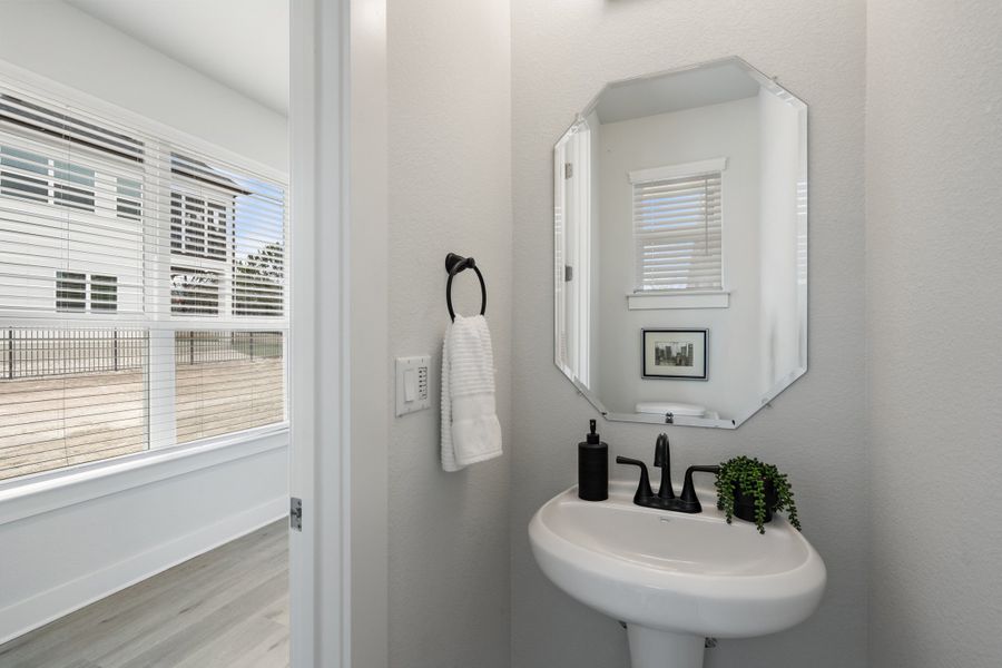 Furnished interior view inside a new home in Foxfield, Austin (Image 14). Furnished interior view inside a new home in Foxfield, Austin (Image 14).