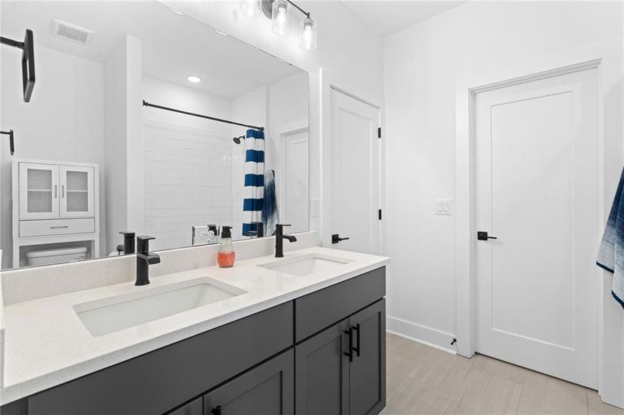 Furnished interior view inside a new home in , Marietta (Image 46).