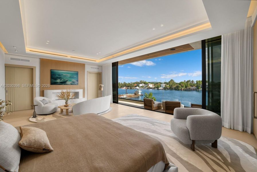 Furnished interior view inside a new home in , Miami Beach (Image 11).