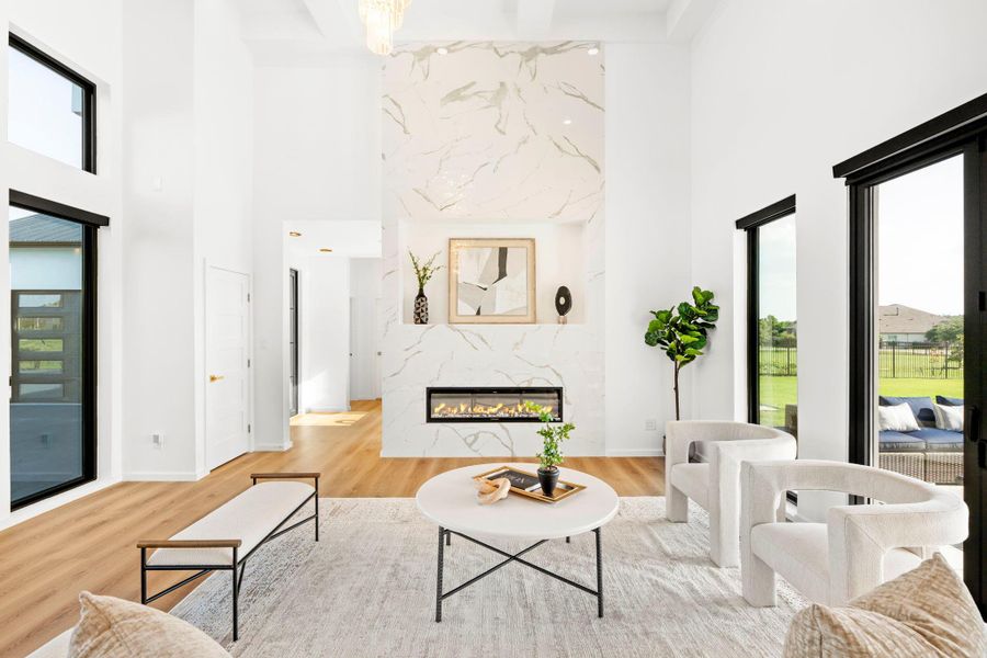 Furnished interior view inside a new home in , Dripping Springs (Image 16). Furnished interior view inside a new home in , Dripping Springs (Image 16).
