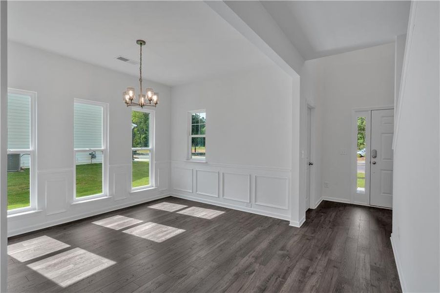 Spacious, unfurnished interior of a new home in The Overlook at Factory Shoals, Mableton (Image 15).