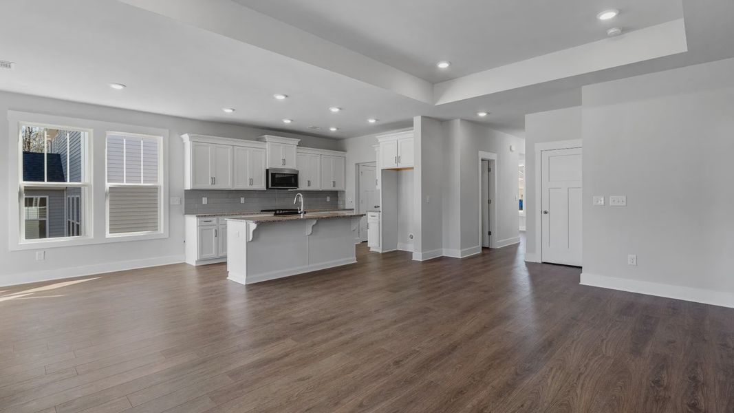Family Room of The Middleton Design by DRB Homes