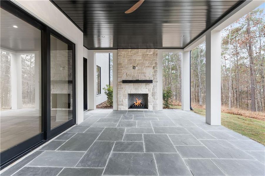 Exterior details and patio area of a home in , Greensboro (Image 33). Exterior details and patio area of a home in , Greensboro (Image 33).
