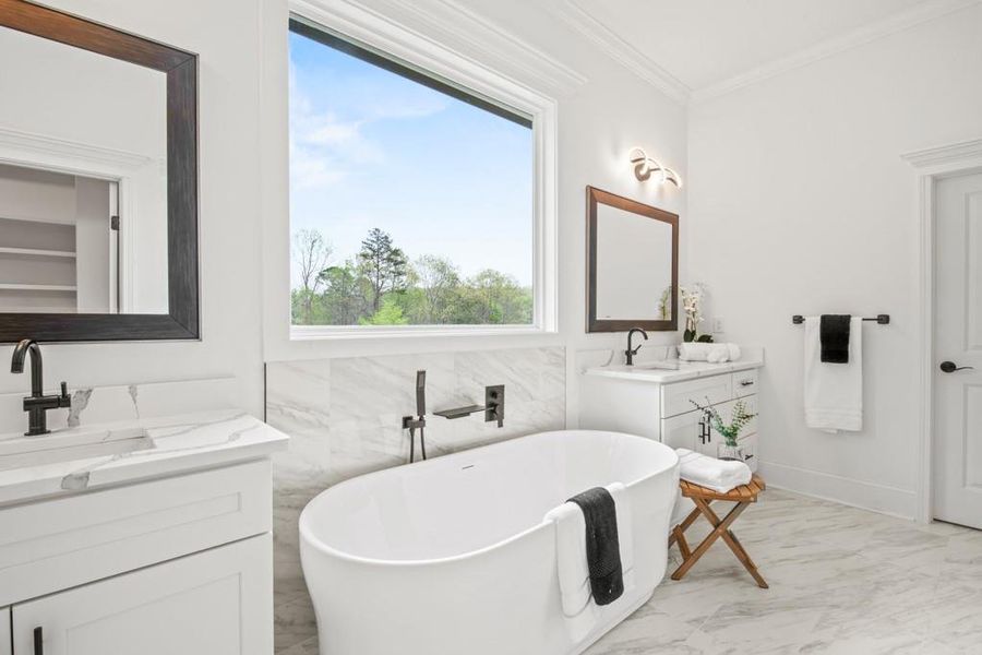 Furnished interior view inside a new home in , Dacula (Image 5).