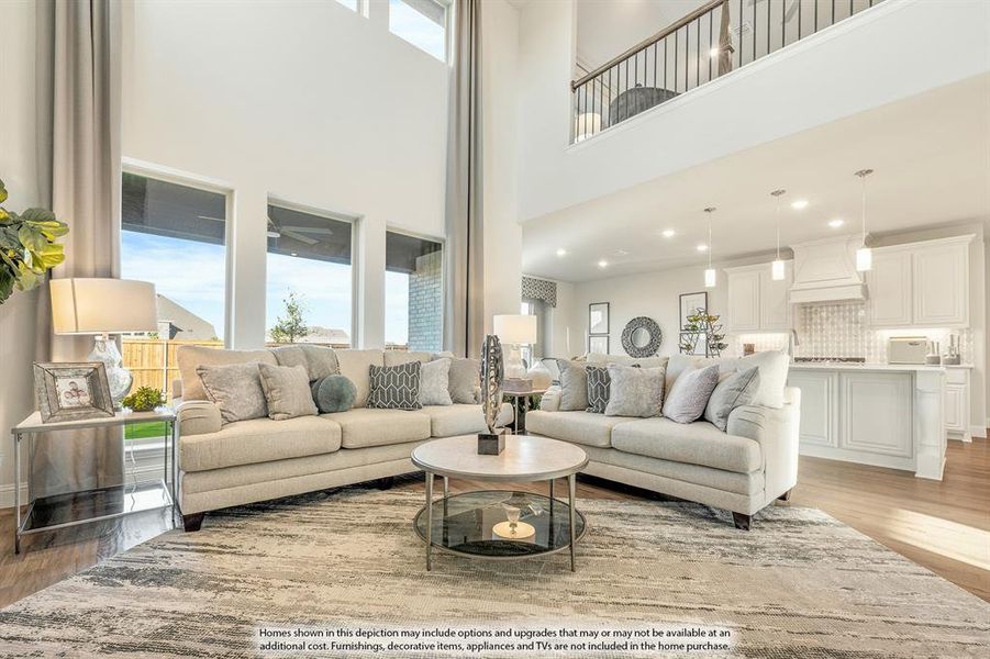 Furnished interior view inside a new home in Hayes Crossing, Midlothian (Image 3). Furnished interior view inside a new home in Hayes Crossing, Midlothian (Image 3).