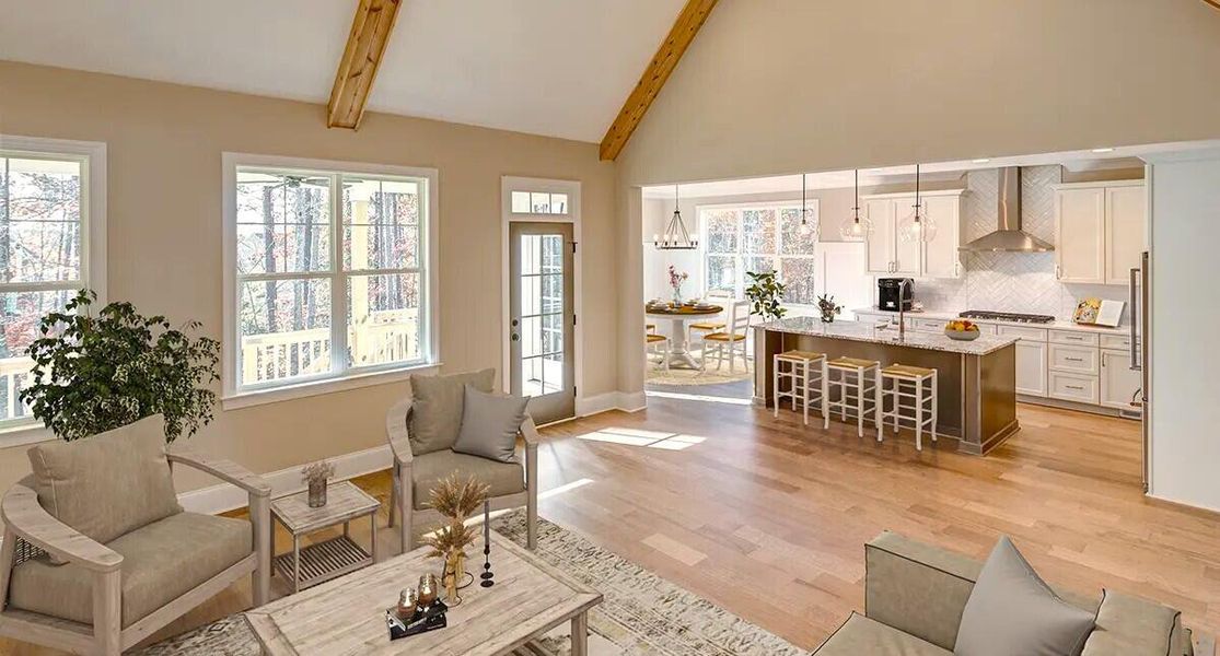 Furnished interior view inside a new home in , Summerville (Image 7).