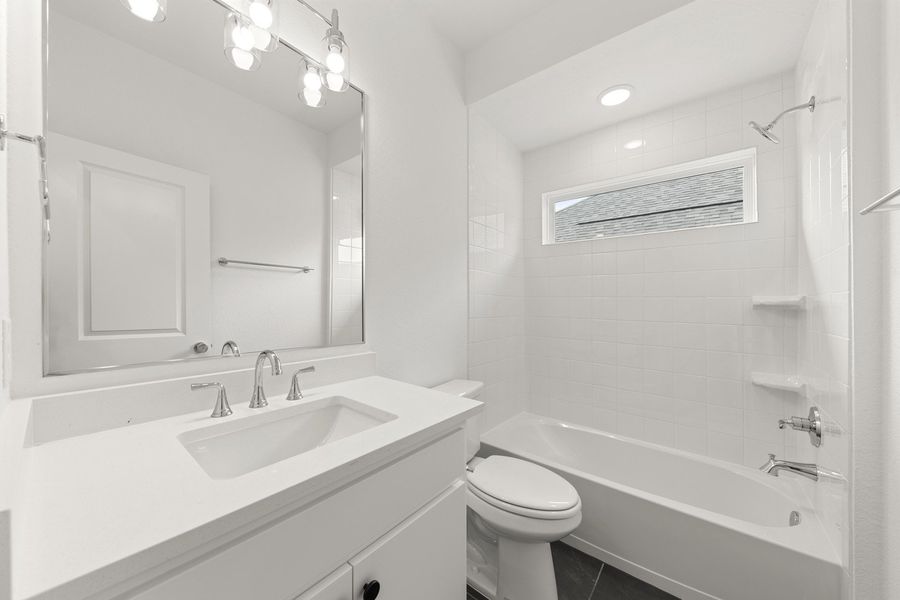 Furnished interior view inside a new home in Willow Grove Single-Family Homes, Melissa (Image 29). Furnished interior view inside a new home in Willow Grove Single-Family Homes, Melissa (Image 29).
