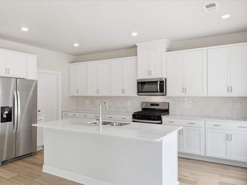 Furnished interior view inside a new home in Southwell Commons, Anderson (Image 4).
