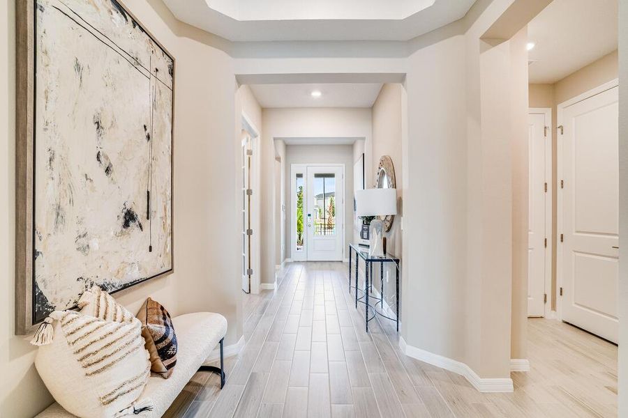 Furnished interior view inside a new home in Ardisia Park, New Smyrna Beach (Image 36).