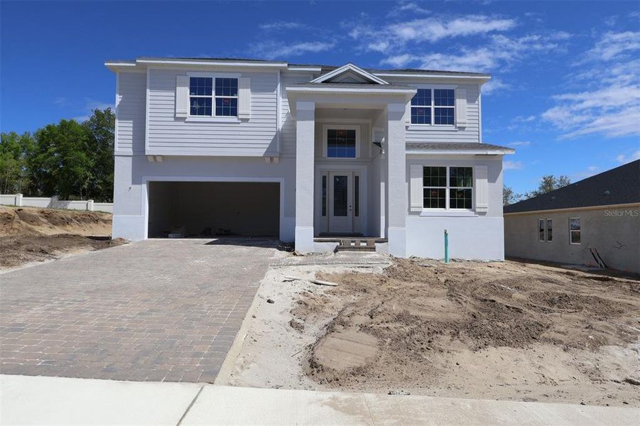 In-progress construction of a new home in Wolf Lake Ranch, Apopka, FL (Image 10).