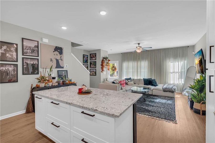 Furnished interior view inside a new home in , Atlanta (Image 8). Furnished interior view inside a new home in , Atlanta (Image 8).