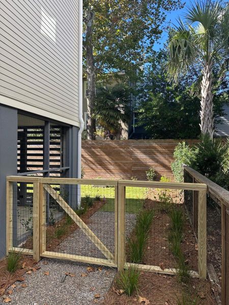 Exterior details and patio area of a home in , Mount Pleasant (Image 1). Exterior details and patio area of a home in , Mount Pleasant (Image 1).
