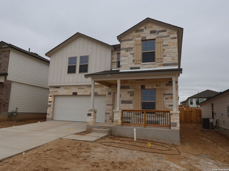 In-progress construction of a new home in Mesquite Ridge, San Antonio, TX (Image 26).