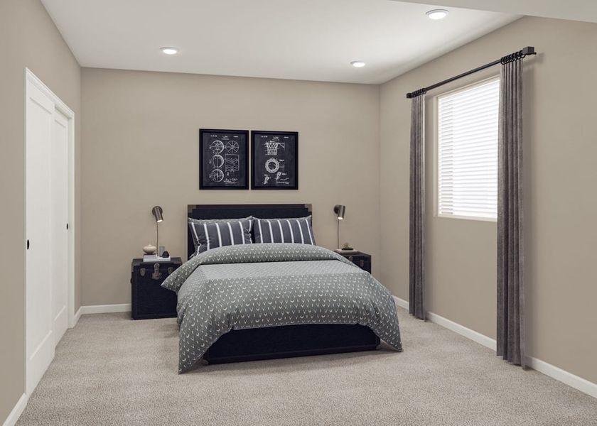 Furnished interior view inside a new home in Sterling Ranch, Littleton (Image 11).