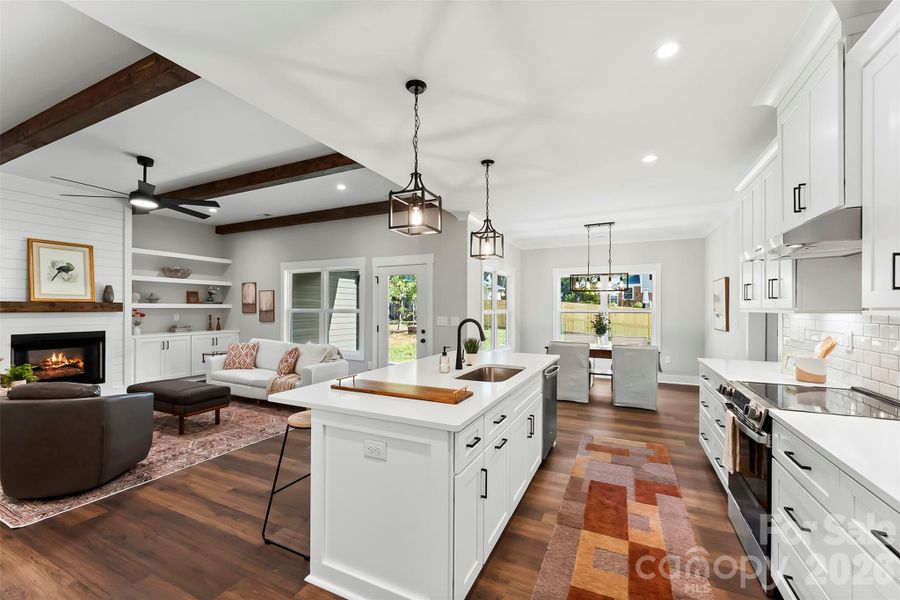 Furnished interior view inside a new home in , York (Image 17).